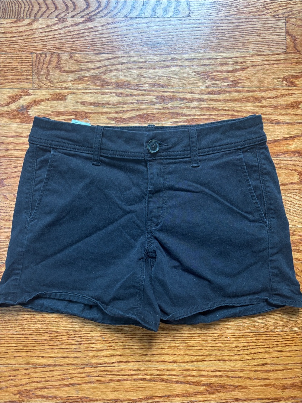 American Eagle Women's Black Casual Stretch Shorts
